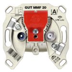 GUT MMF 20 Modem-Durchgangsdose, 2 Port, 5-1800MHz