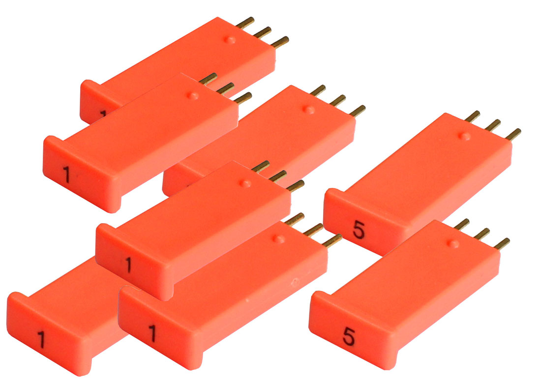 PAD SET lang 10x10 Pads lang 1-10dB, steckbar, je 10x10 Stück pro dB