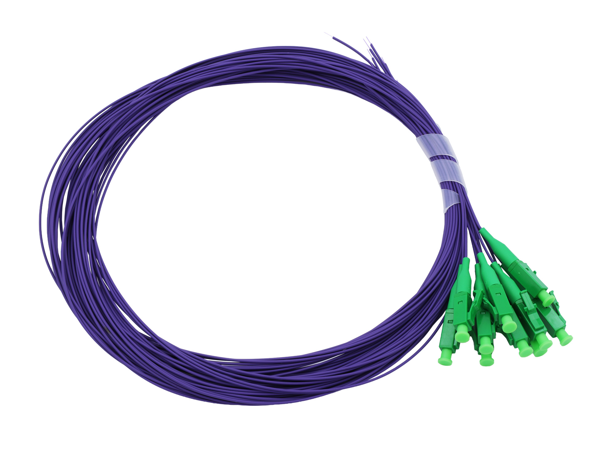 PT-LCA-vi LC/APC-Pigtail, violett, Faser G.657.A1, 2m