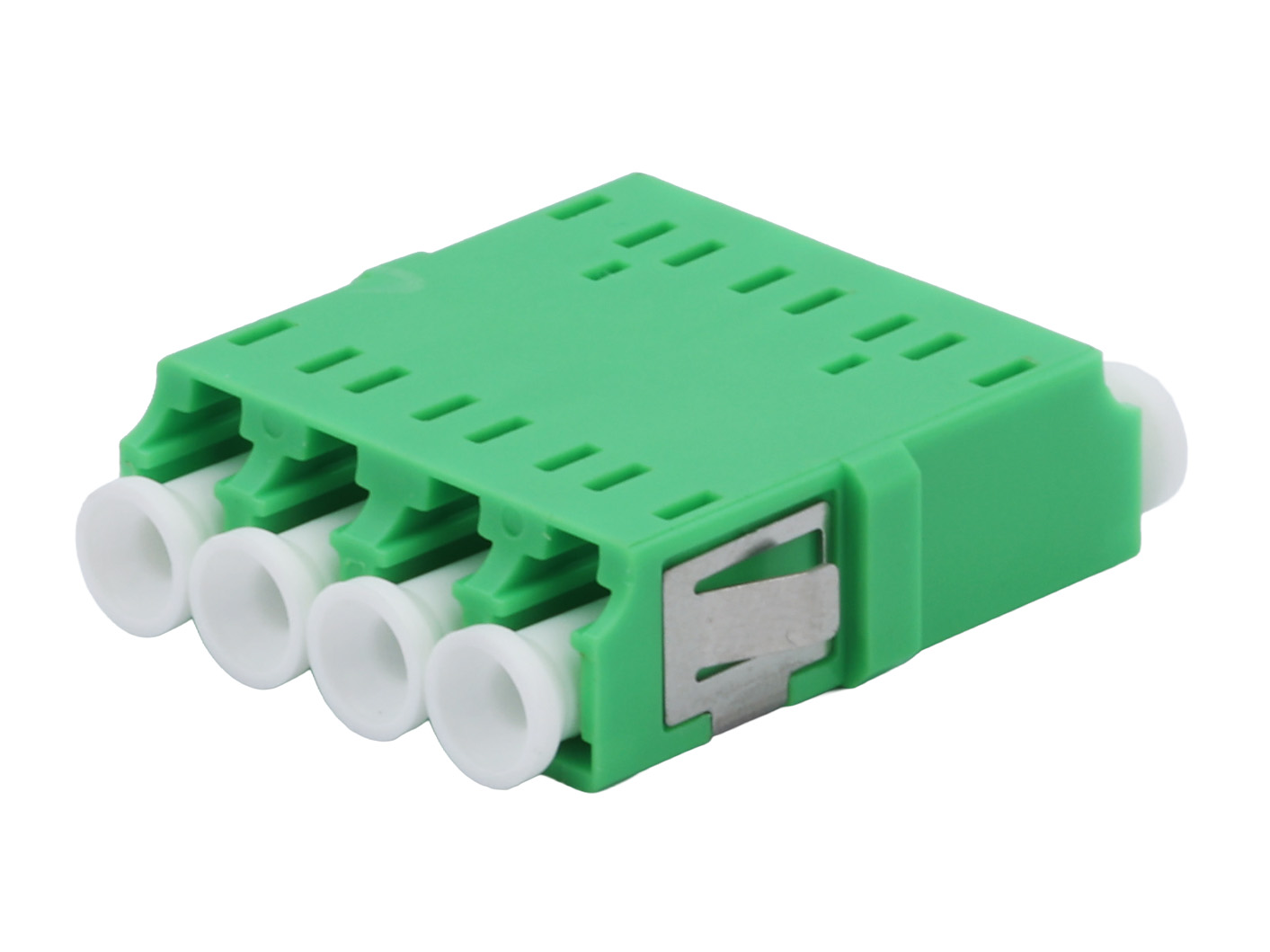 LC/APC Quad Kupplung SM o. Fl. Quad Kupplung Singlemode, ohne Flansch