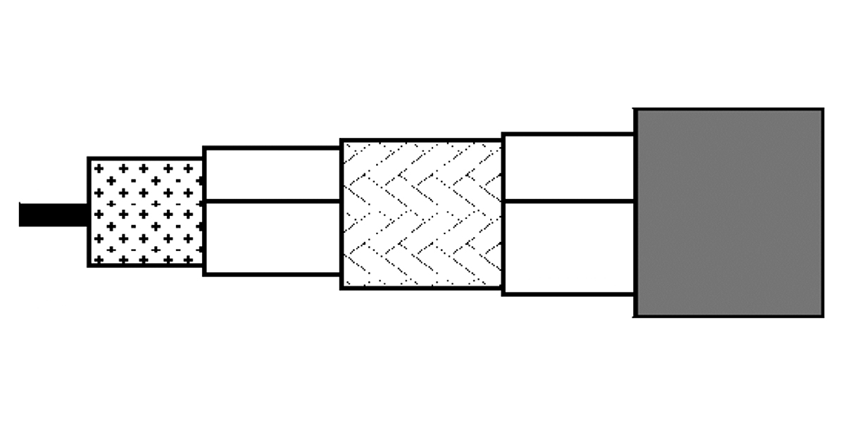 PRG11D0-500 500m Trommel, schwarz, DUOBONDPLUS PVC