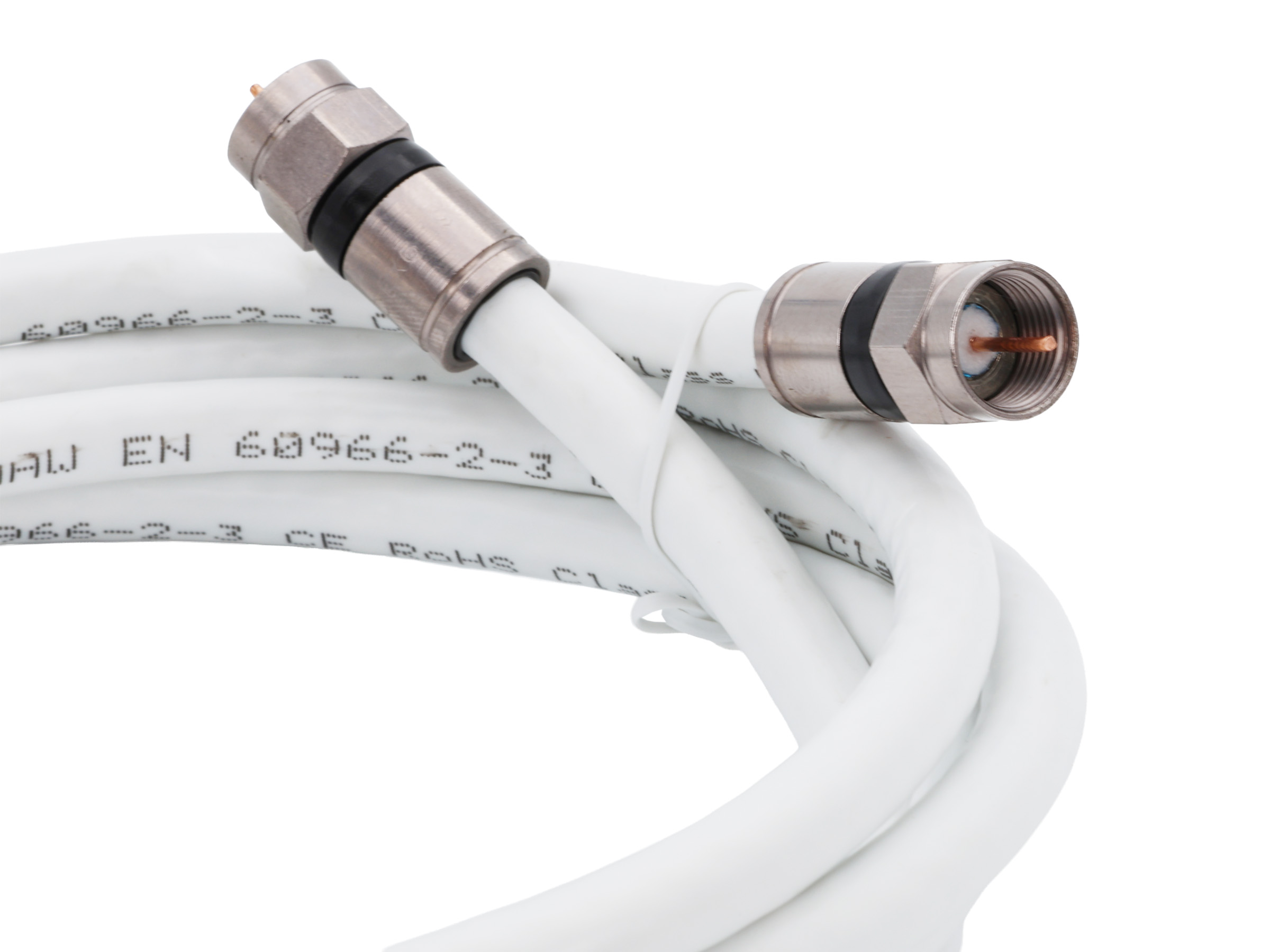 MAK 250-Comp FM-FM Modemanschlusskabel 2,5m beidseitig F-Compressionsstecker