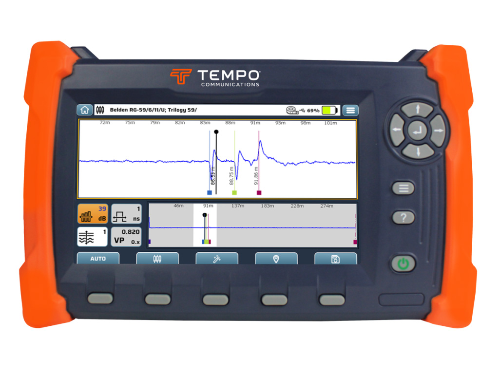 VFTV220/E CableScout TV220E TDR Impulsreflektometer VF-Version