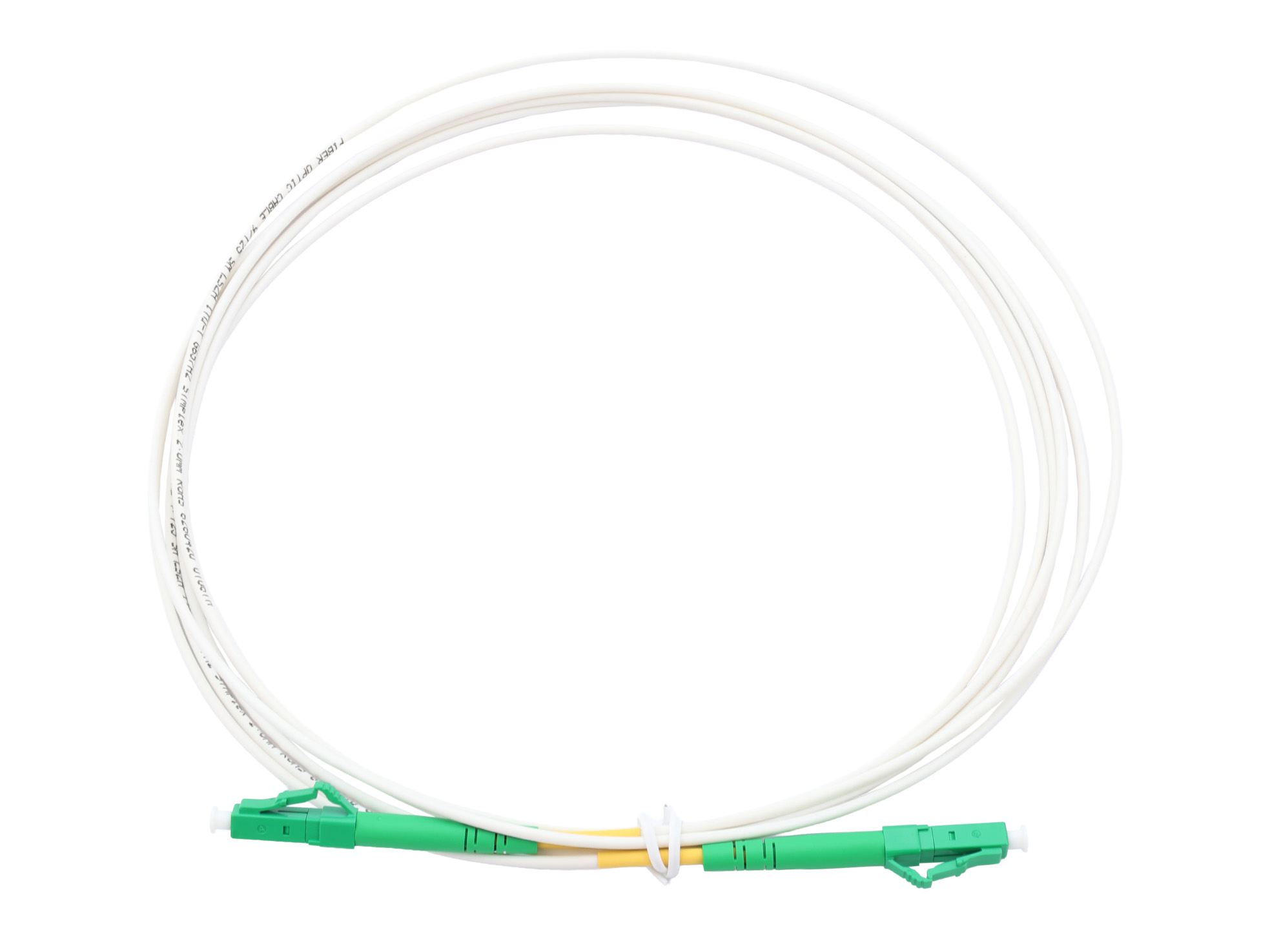 PCS-2,0m-LCA-LCA-2,0 Patchcord SX, 2,0m, LC/APC-LC/APC, weiß