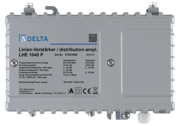 LHE 1040 P D(4.4) Verstärker ortsg.1GHz 32/40dB, RW 65MHz, 200-240VA