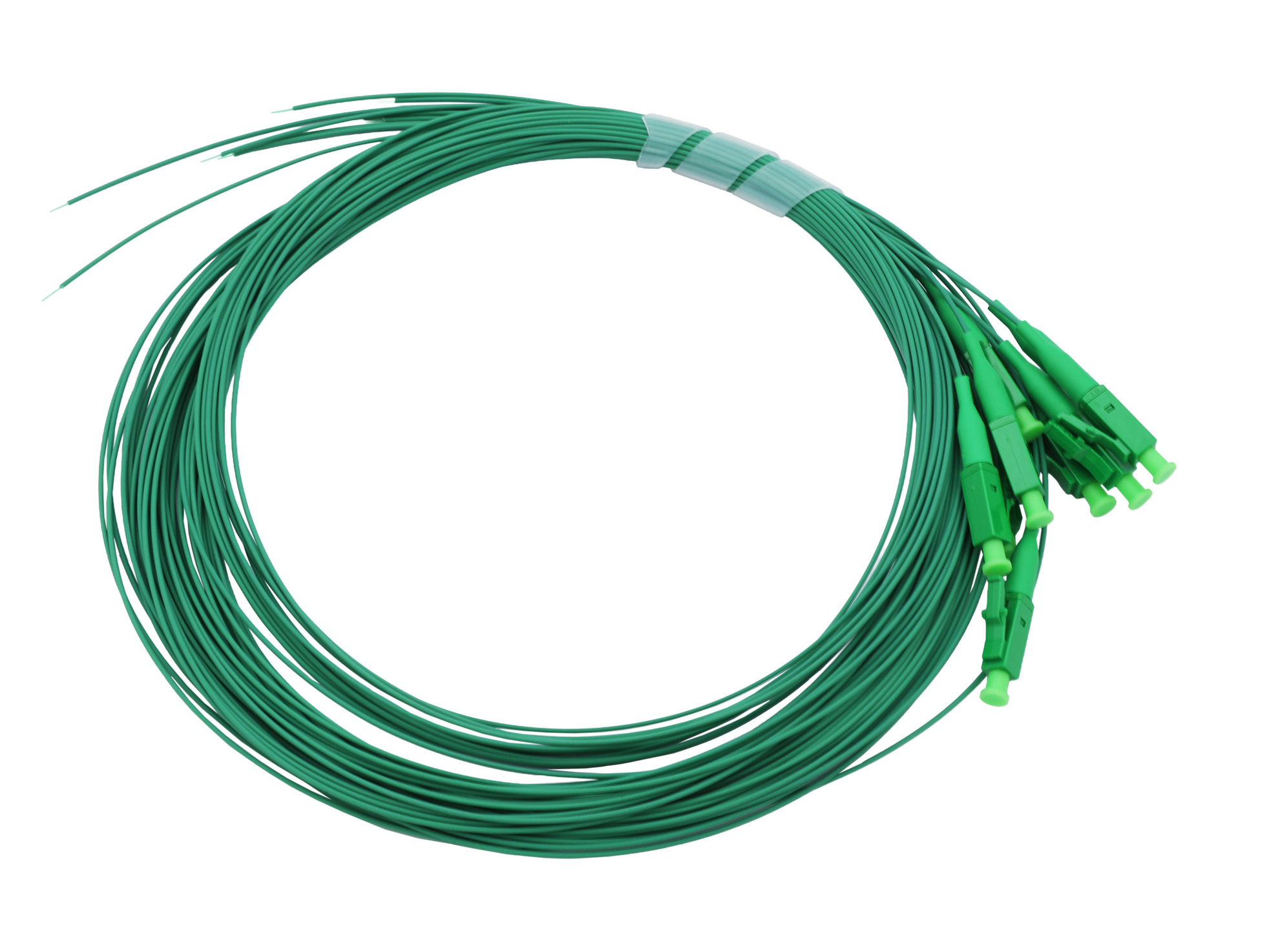 PT-LCA-gn LC/APC-Pigtail, grün, Faser G.657.A1, 2m