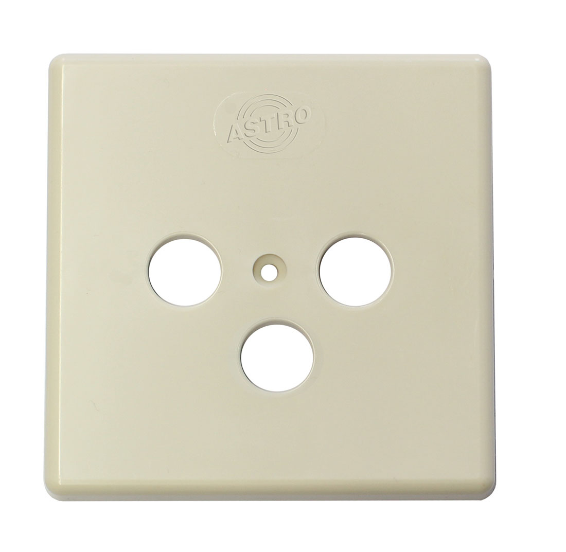 GUZ 45 (elektroweiß) Abdeckung für 3-Port Dose (MME/MMX)