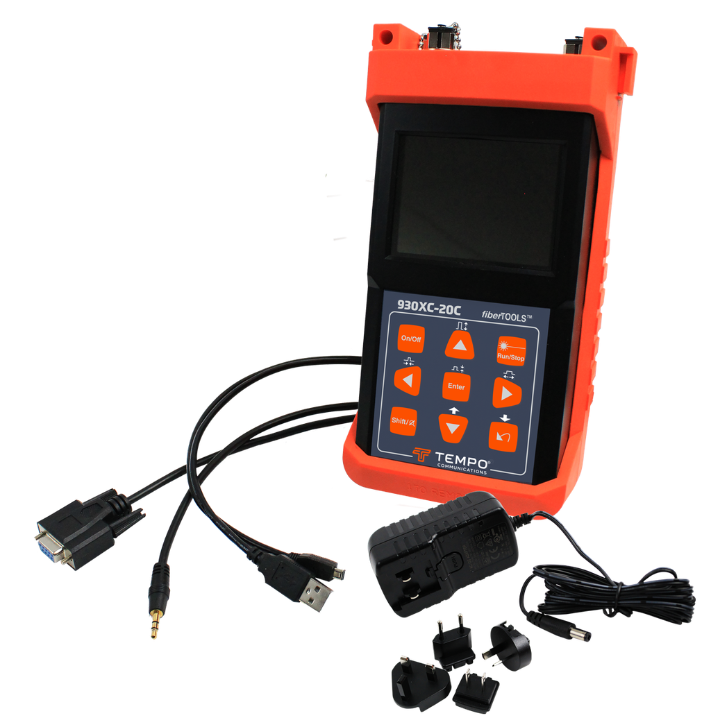 930XC-30F OTDR 1310/1550/1625nm kompaktes SM-OTDR, Dynamik: 38/37/37dB, SC/APC