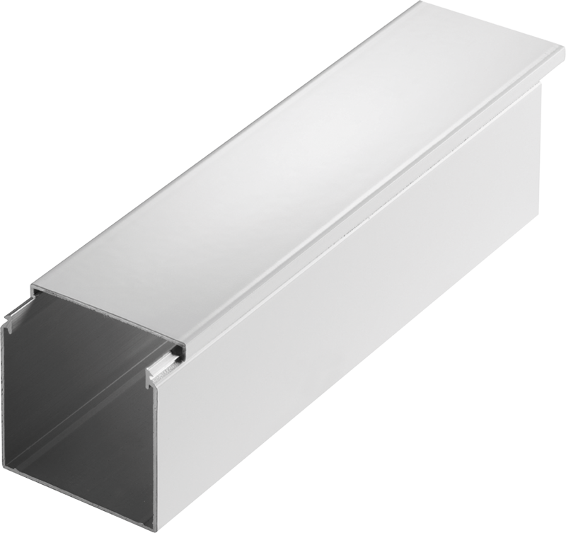 CKA 20x20mm (VPE: 48m), RAL9010 Installationskanal 20x20x2000 mm, Aluminium, RW
