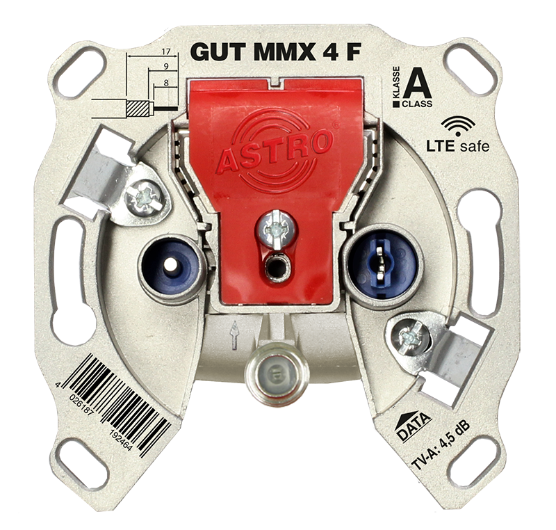 GUT MMX 4 F Modem-Stichdose, 3 Port, 5-1218MHz