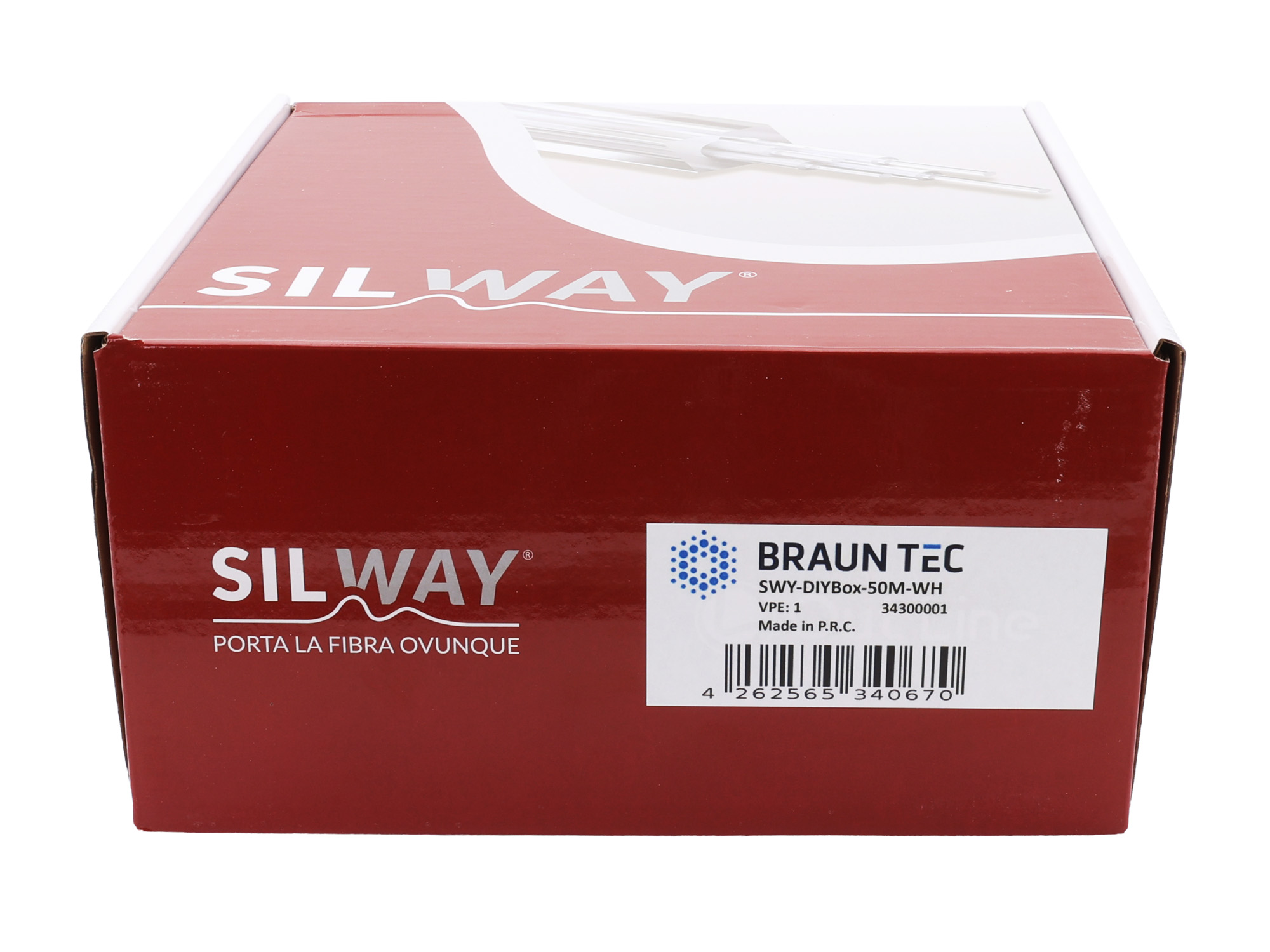 SWY-DIYBox-50M-WH Silway Do-It-Yourself Box 50m weiß