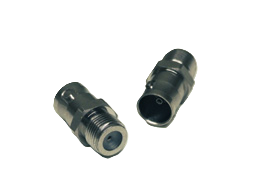 BNCF 75 Ohm - FF HQ SHORT Adapter BNC Buchse auf F Buchse, kurze Bauform