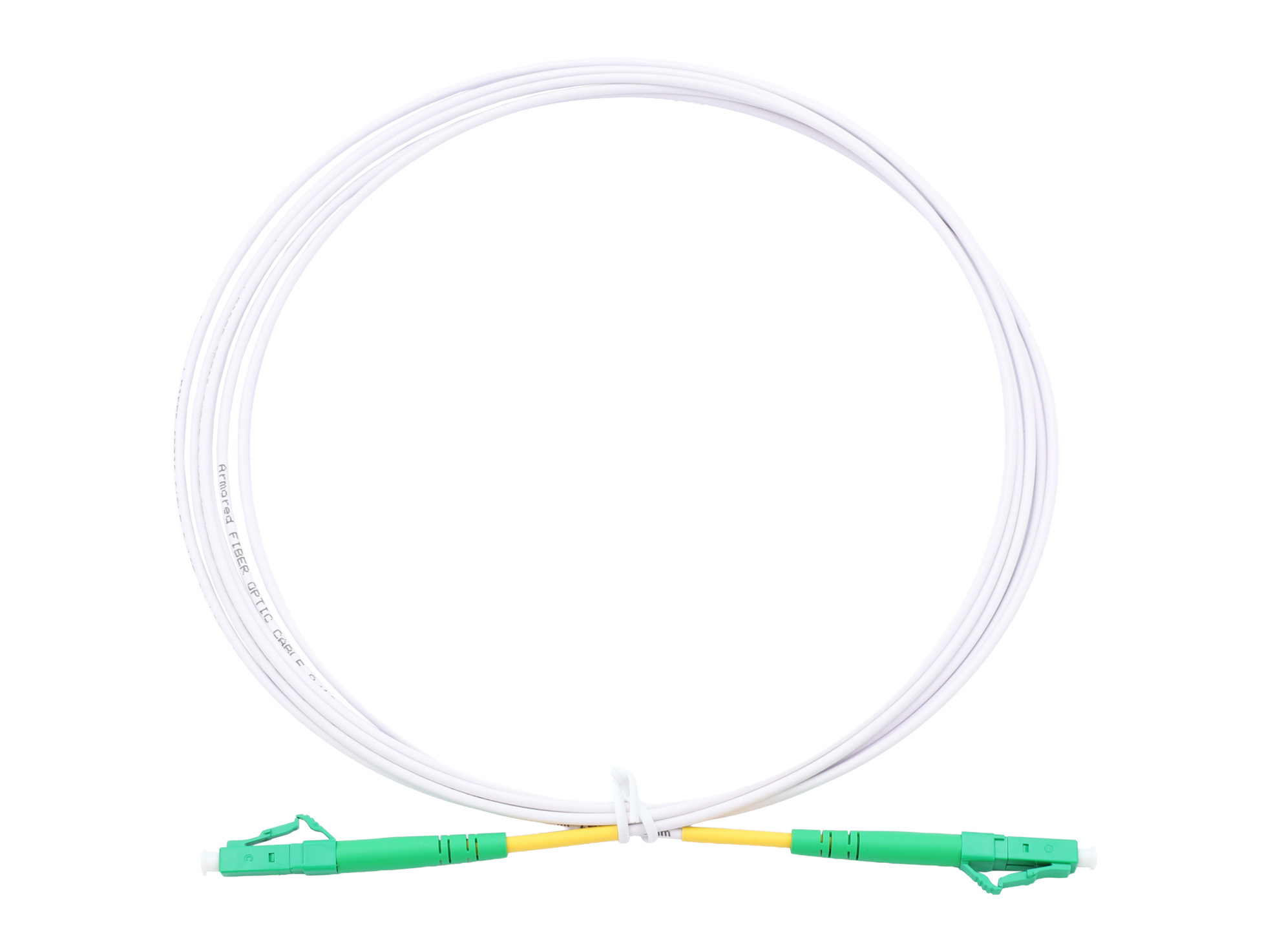 PCS-0,3m-LCA-LCA-2,0-AR Stahlarmiertes Patchcord SX, 0,3m, LC/APC-LC/APC