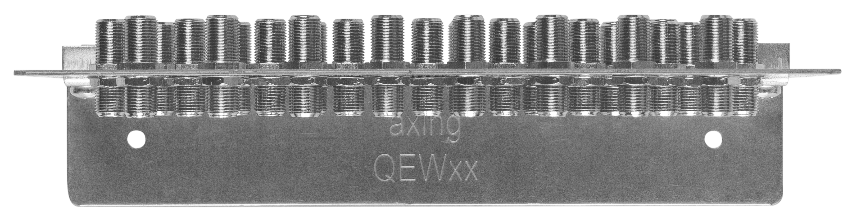 QEW 25-50 Erdungswinkelschiene 25-fach m. 25x Doppel-F-Buche