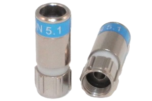 F-6-TD 5.1 F Compressionsstecker 5,1 für HD113