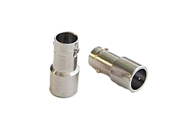 BNCF 75 Ohm - FM SC/Push On Adapter BNC Buchse auf F Stecker SpringConnect