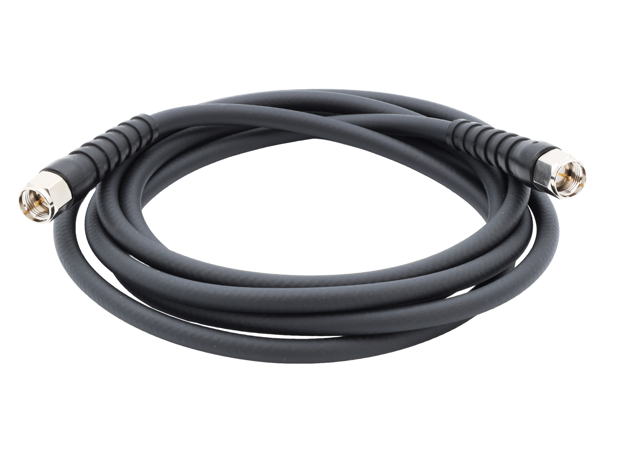 MKF 2m hflex, schwarz Messkabel 2,0m, F-Stecker/F-Stecker, hochflexibel