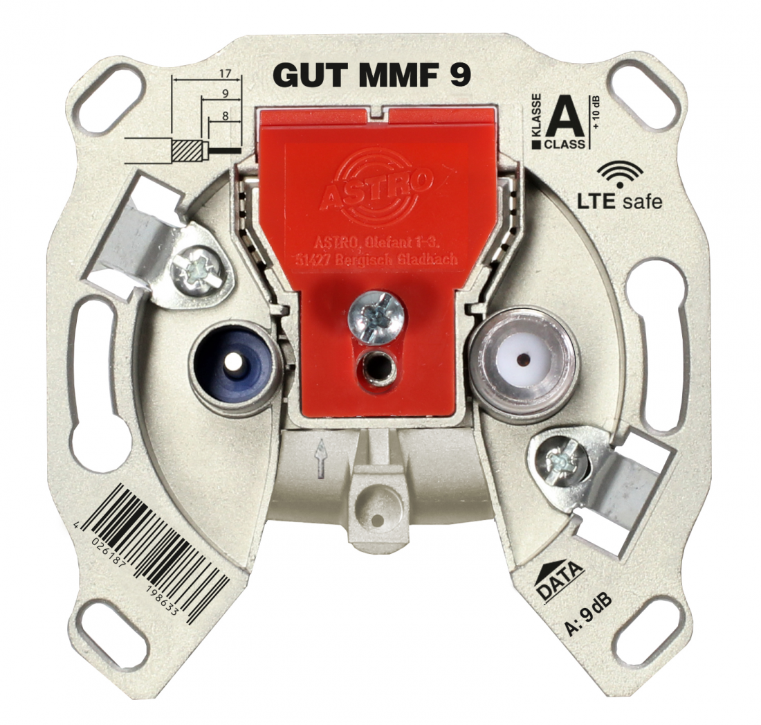 GUT MMF 9 Modem-Enddose, 2 Port, 5-1800MHz