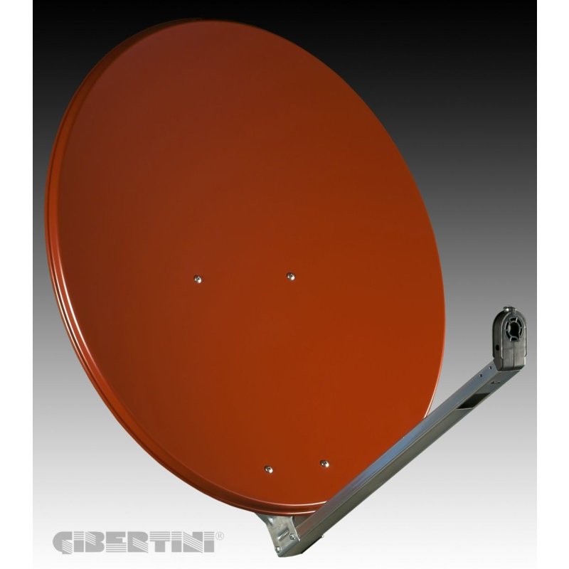 Gibertini Antenne 65cm OP65LN EZ ziegelrot Stahl-Satellitenantenne
