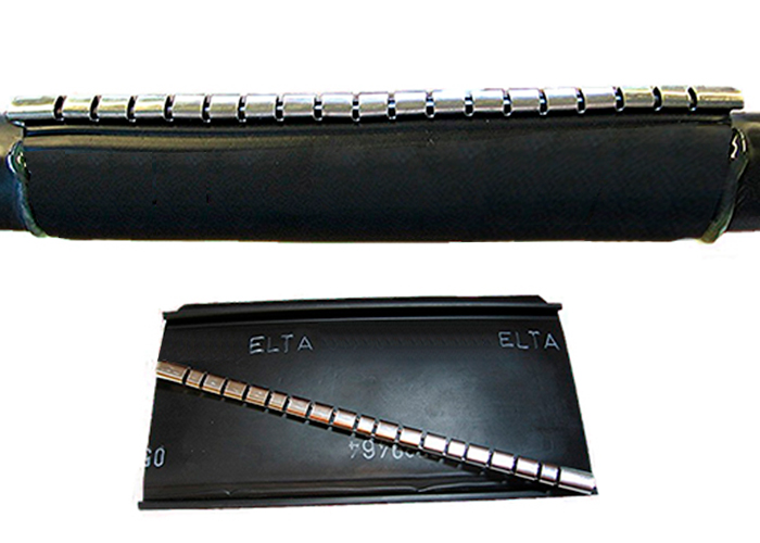 Schrumpf-Manschette 34/10-500 mit Kleber und Verschlussschiene, Länge 50cm
